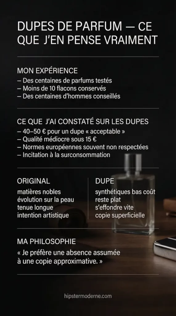Dupes de parfums hommes Tout savoir sur les dupes de parfum