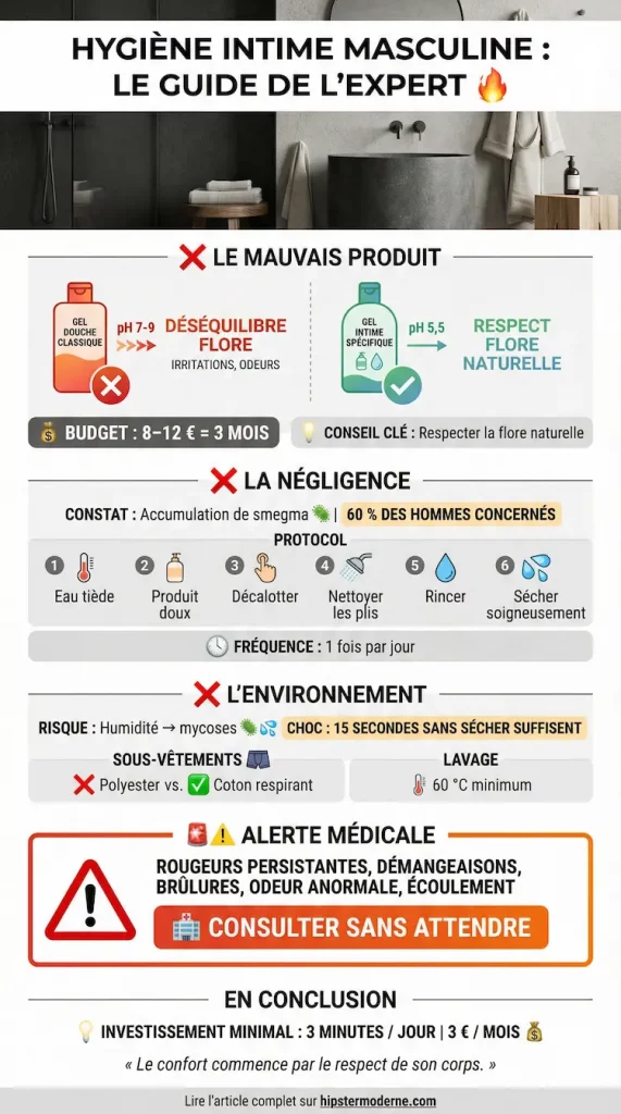 Hygiène Intime Homme 3 erreurs qui ruinent tout