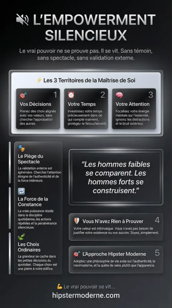 Infographie résumé de maitrise de soi