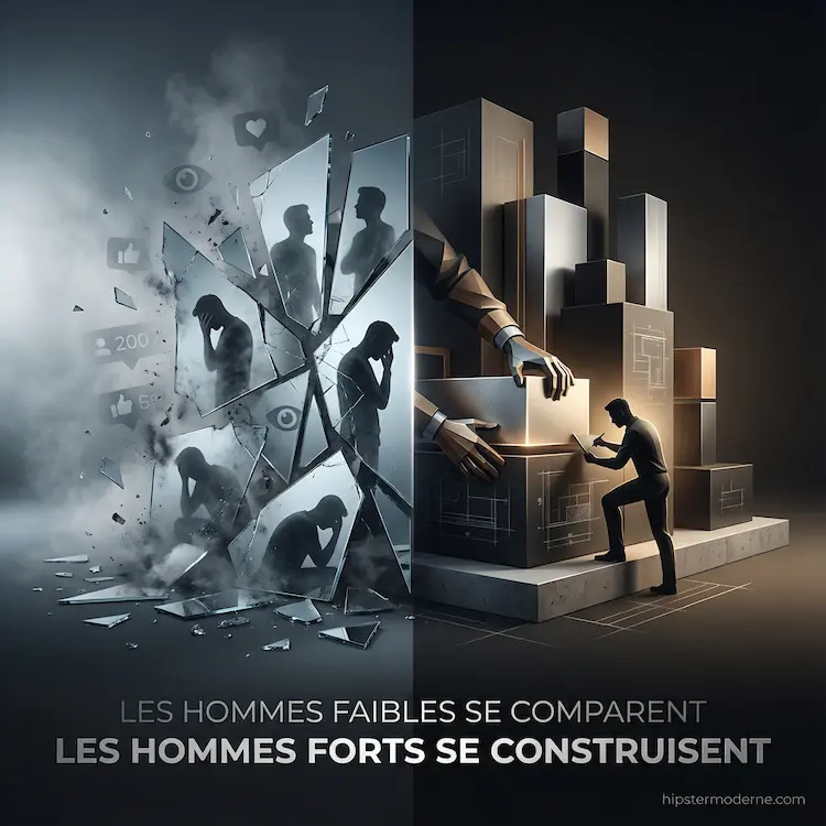 La différence fondamentale : arrêter de se comparer pour commencer à se construire.