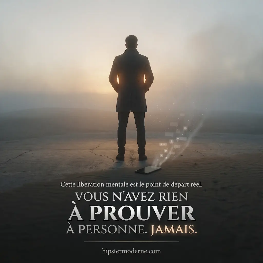 Vous n'avez rien à prouver à personne, jamais : cette libération mentale est le point de départ réel.